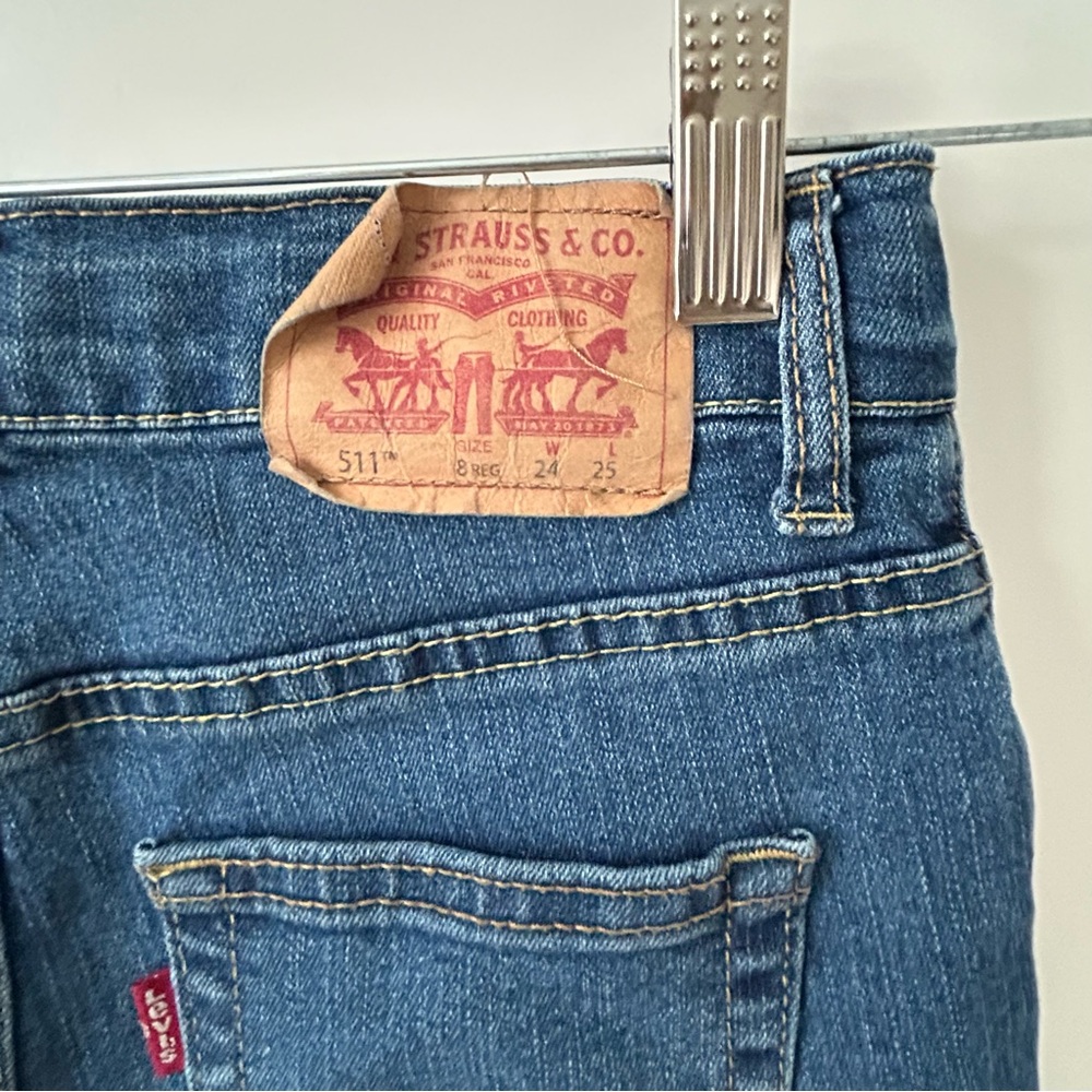 Levi’s Boys 511 Slim Jeans 8 Regular - Picture 4 of 8